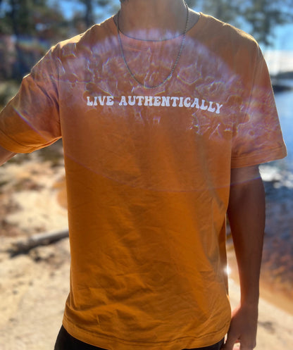 Live Authentically. "You Are All Shirt" (Orange)