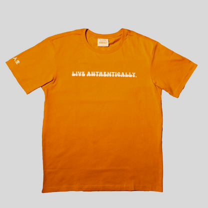 Live Authentically. "You Are All Shirt" (Orange)